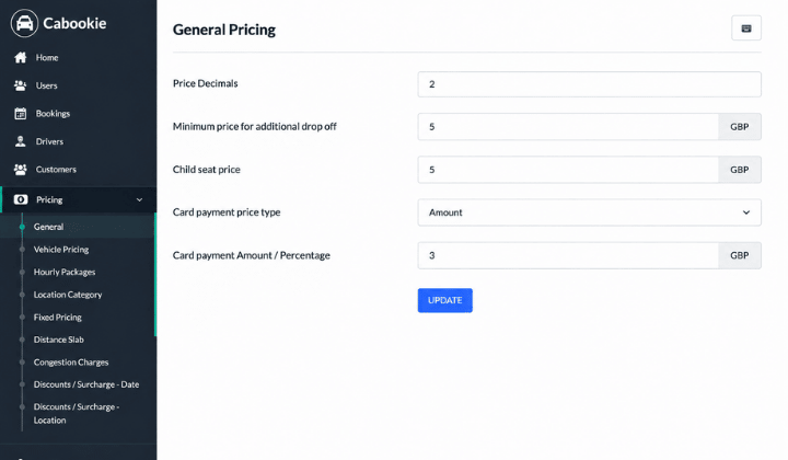 Cabookie Dispatch Dashboard